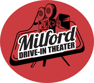 milford drive-in theater logo